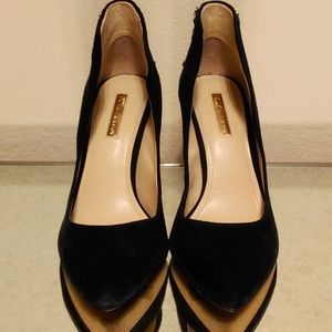 BCBG Generation heels black suede